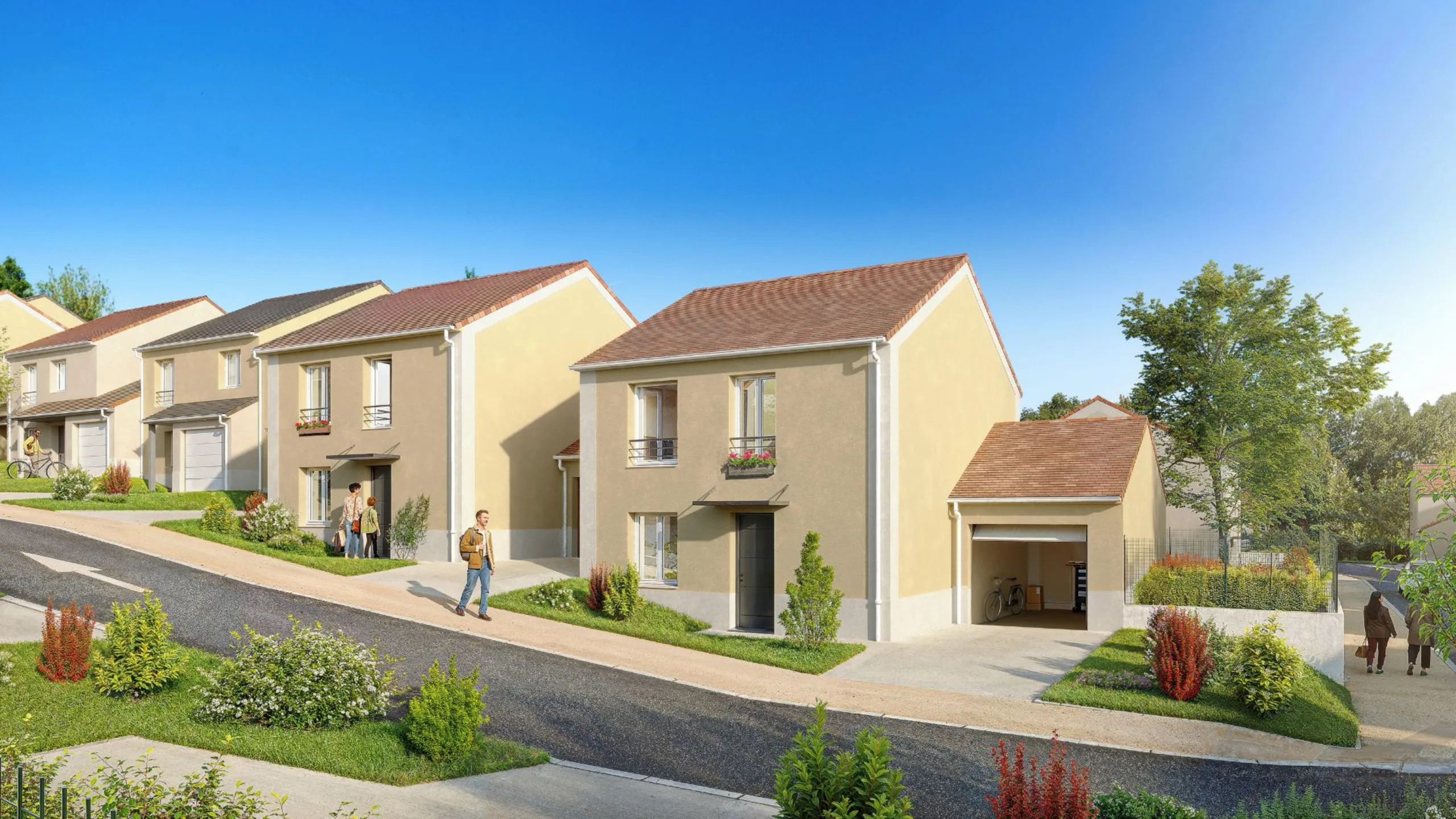 Programme immobilier neuf Les Villas Aolini Ollainville - vue 2