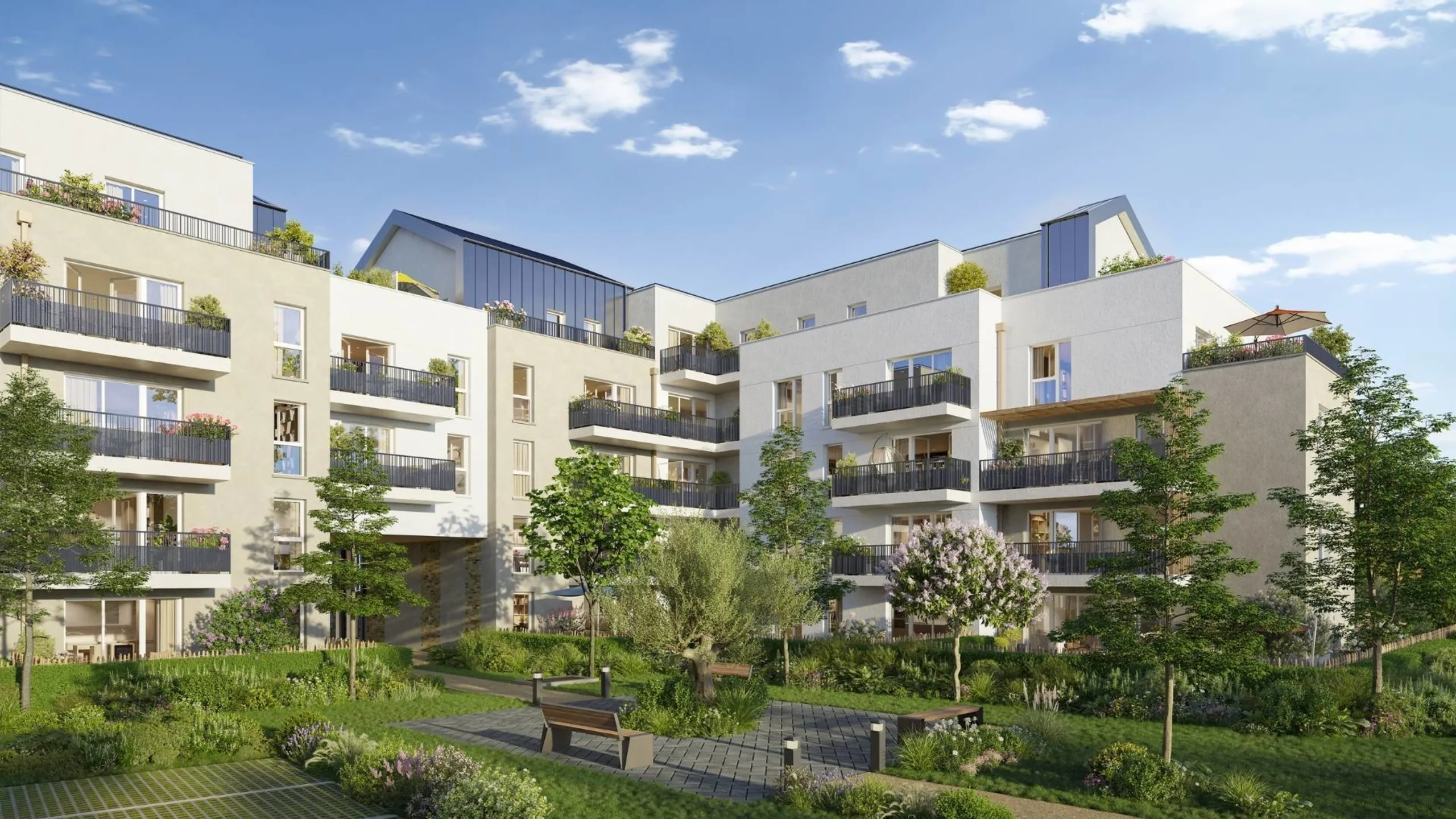 Programme immobilier neuf Les Jardins de l’Ourcq  Meaux - vue 2