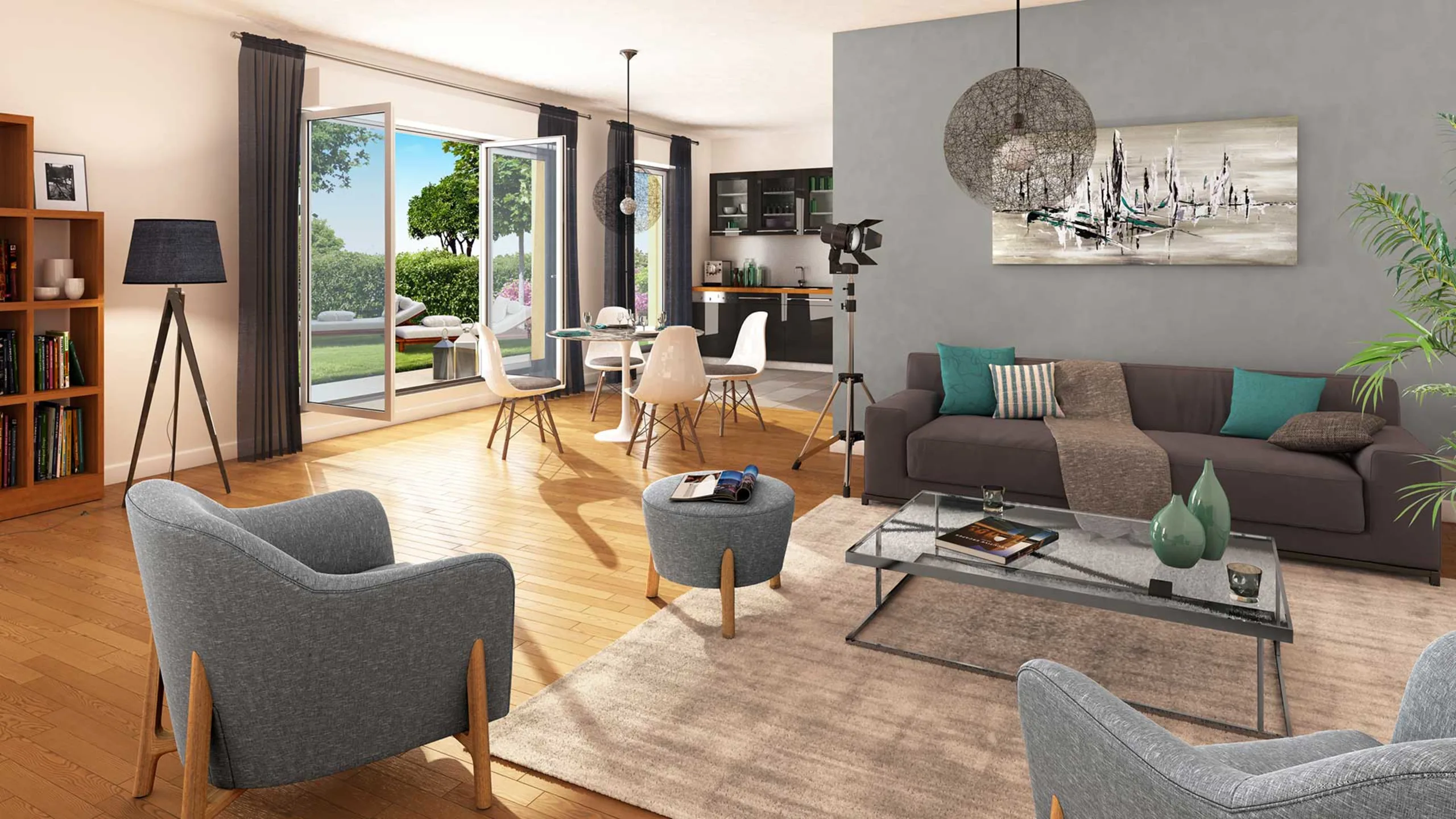 Programme immobilier neuf Les Jardins d’Enghien Colombes - vue 4