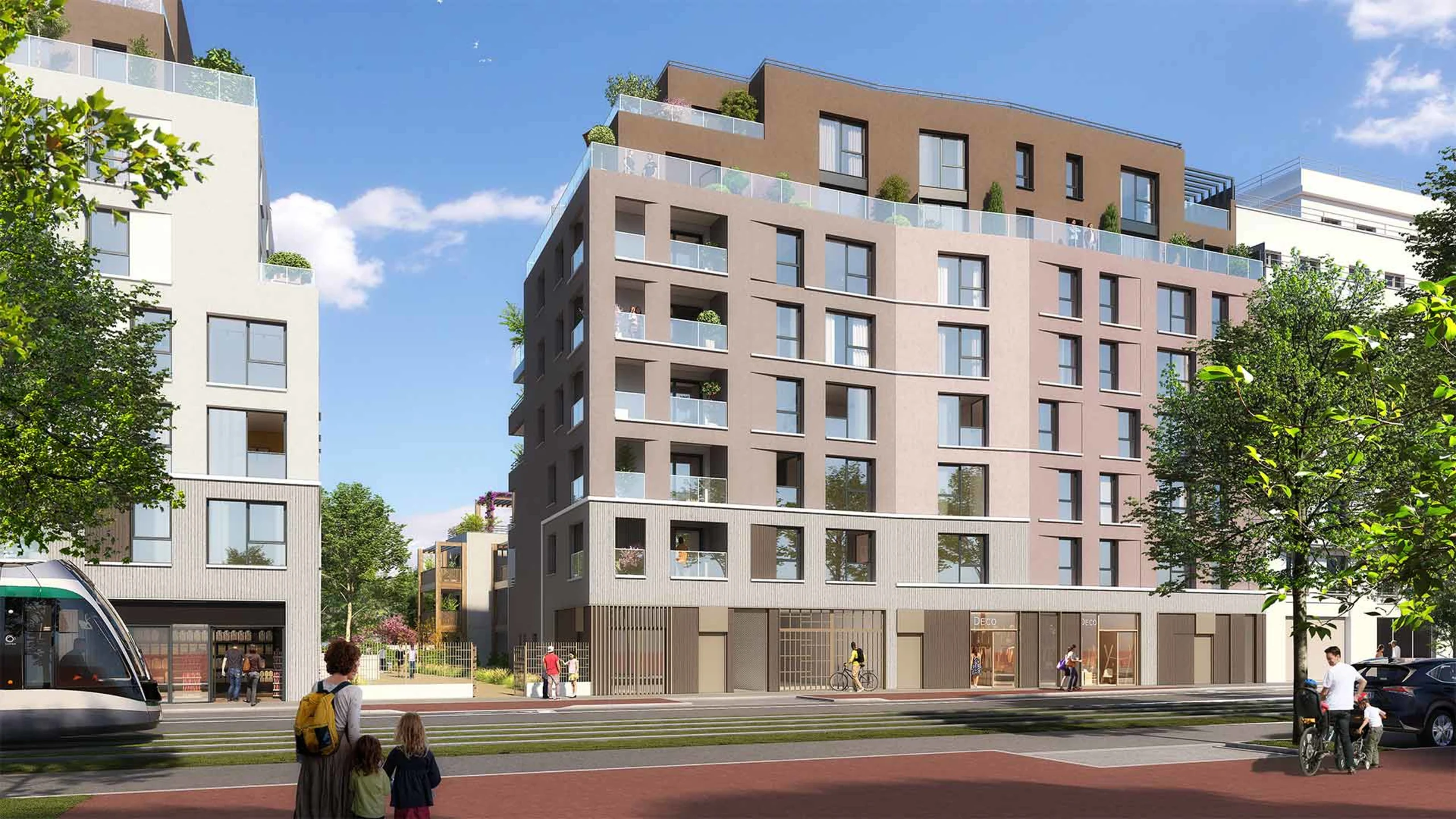 Programme immobilier neuf Les Jardins d’Enghien Colombes - vue 3