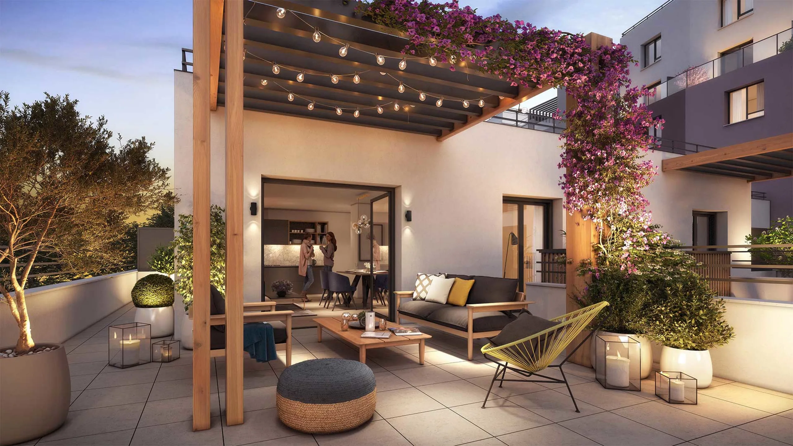 Programme immobilier neuf Les Jardins d’Enghien Colombes - vue 2