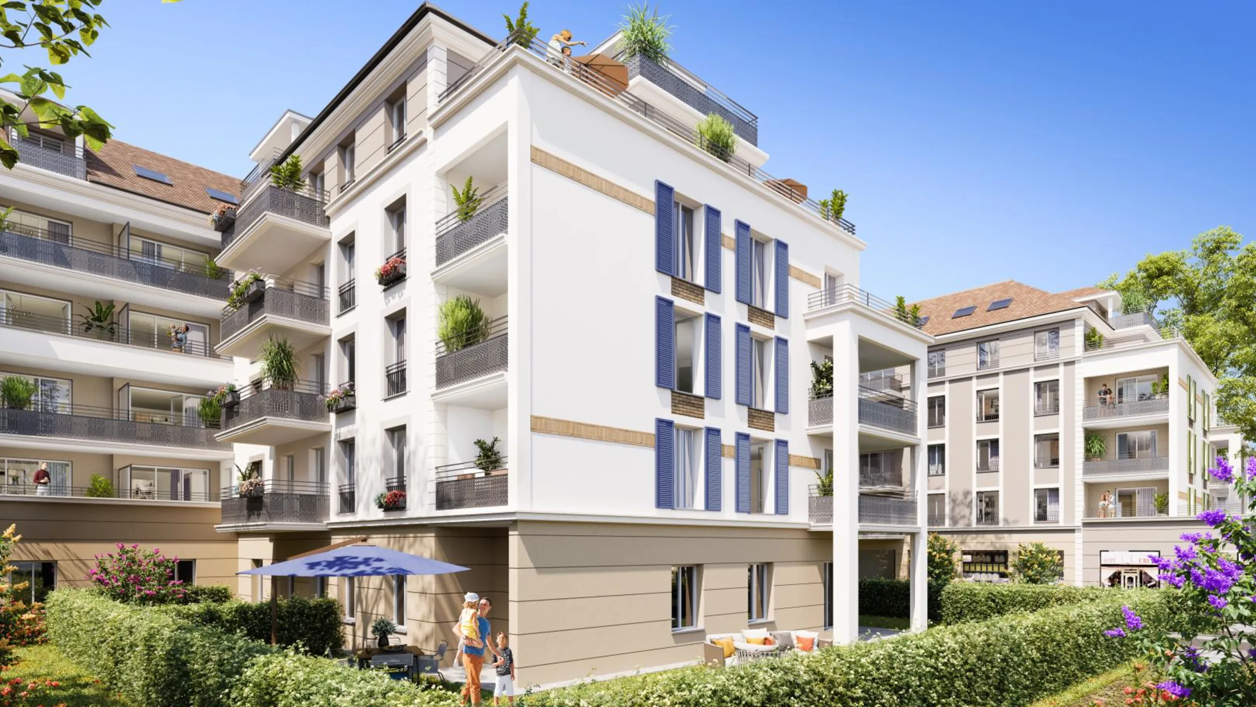 Programme immobilier neuf Les Allées de Sainte Honorine Taverny - vue 2