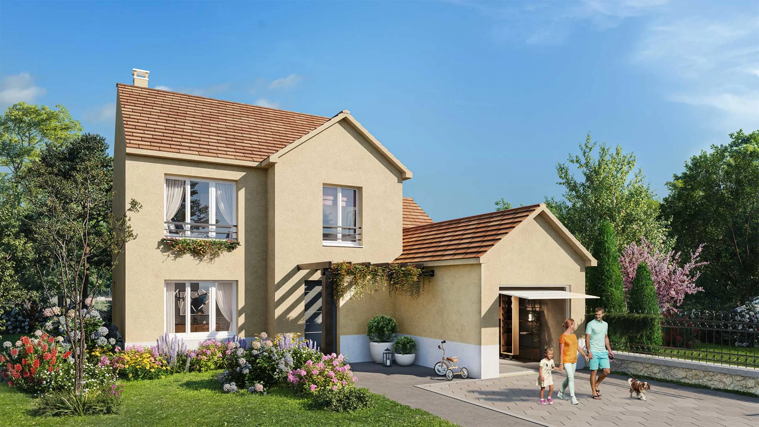 Programme immobilier neuf Les Villas de Flore Saint-Leu-la-Forêt - vue 3