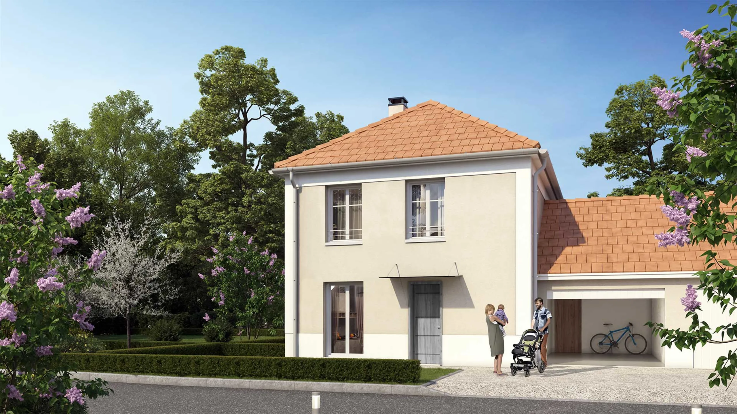 Programme immobilier neuf Les Villas de Flore Saint-Leu-la-Forêt