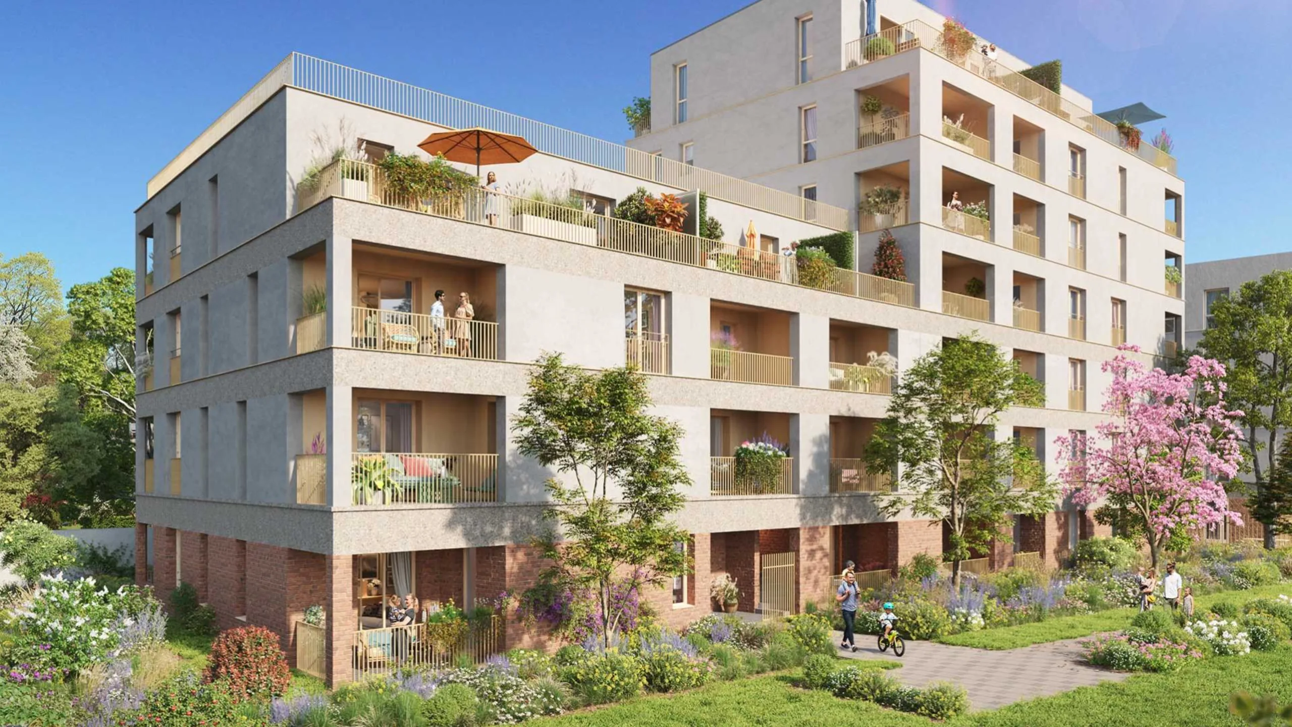 Programme immobilier neuf les Jardins de Bellevue La Courneuve
