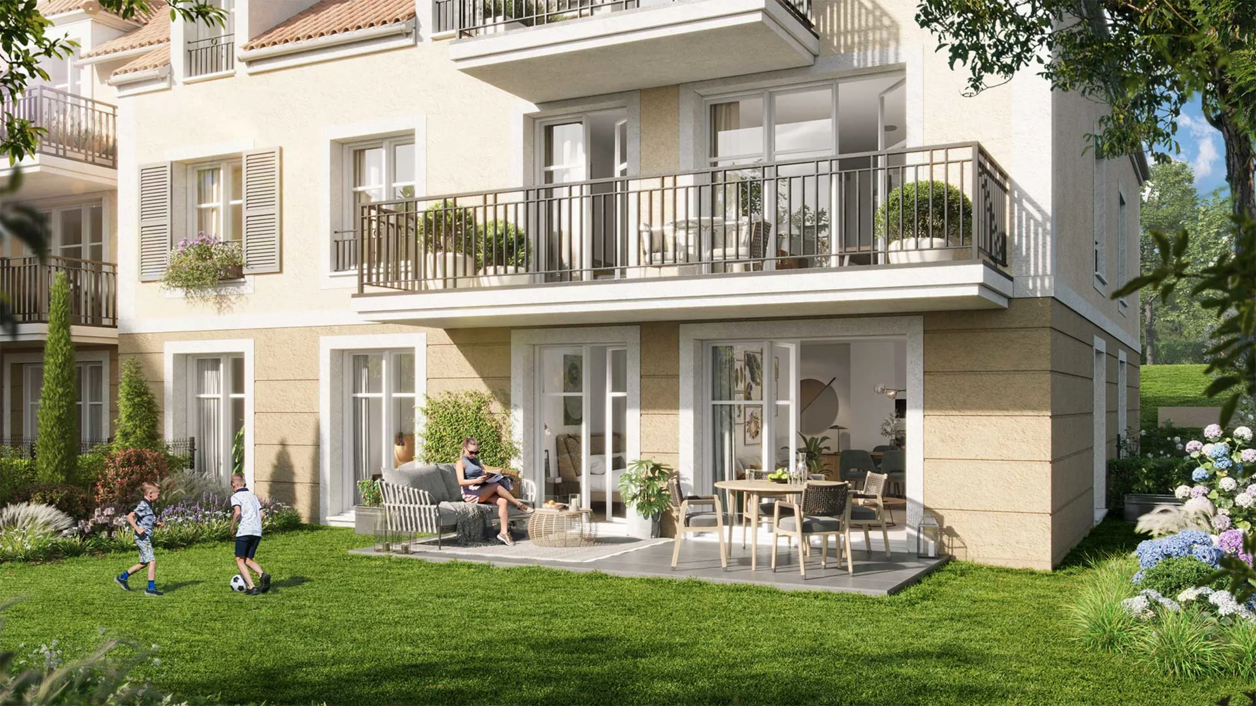 Programme immobilier neuf Le Clos des Peupliers Saint-Witz - vue 2
