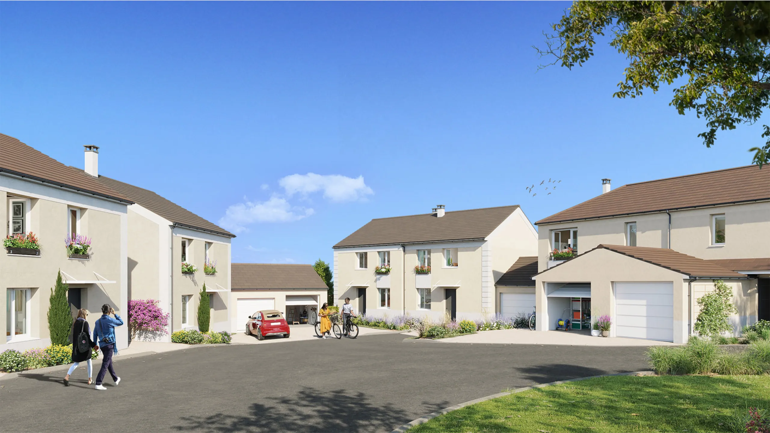 Programme immobilier neuf Les villas du Bois Joli Osny - vue 2