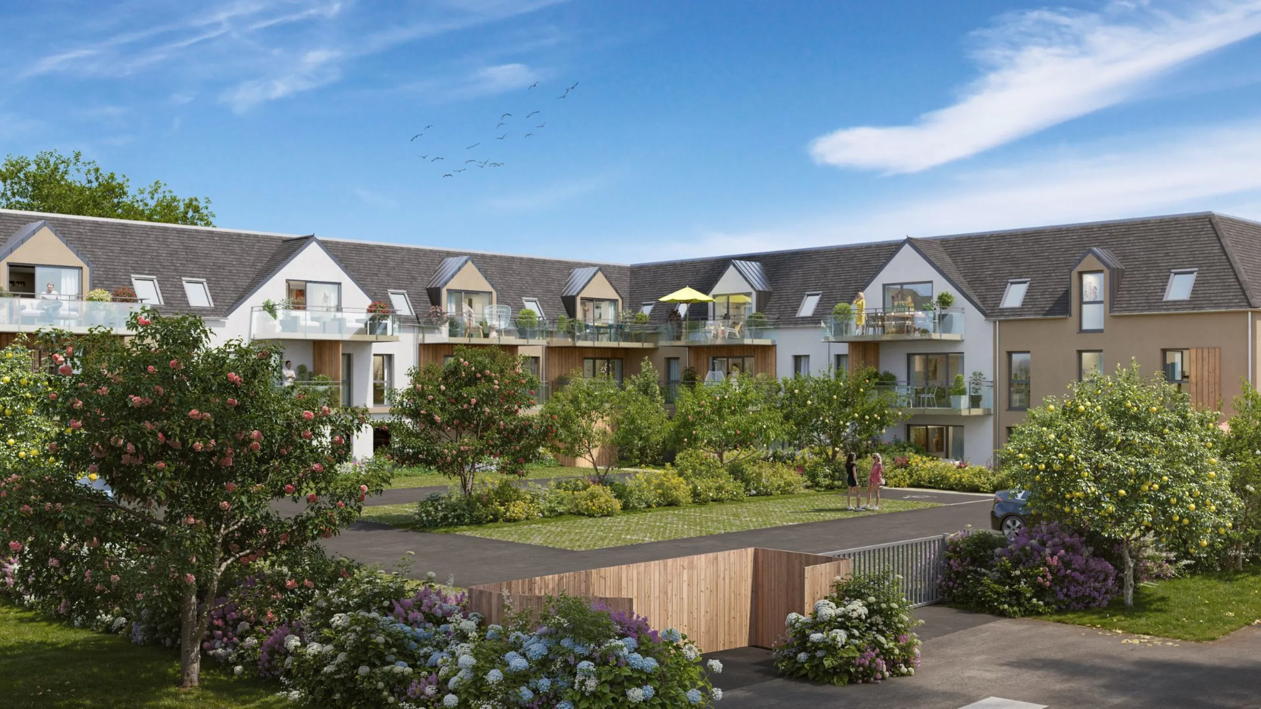 Programme immobilier neuf Les Jardins du Littoral Agon-Coutainville - vue 2