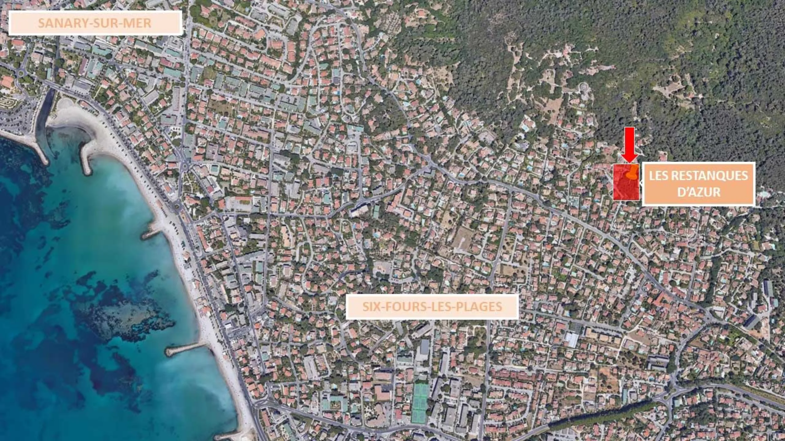 Programme immobilier neuf Les restanques d'Azur Six-Fours-les-Plages - vue 4