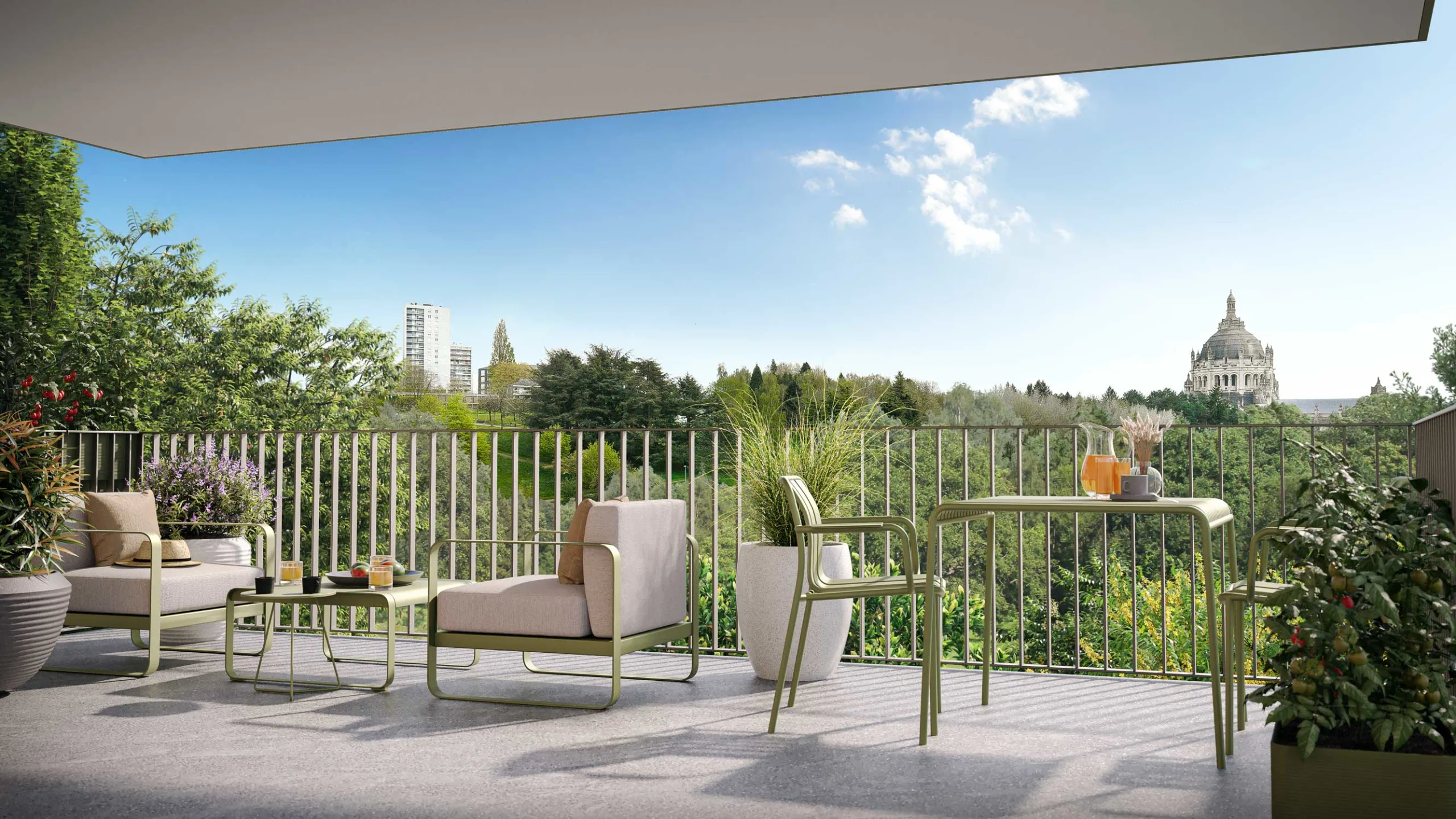 Programme immobilier neuf Les Hauts de la Basilique Lisieux - vue 3