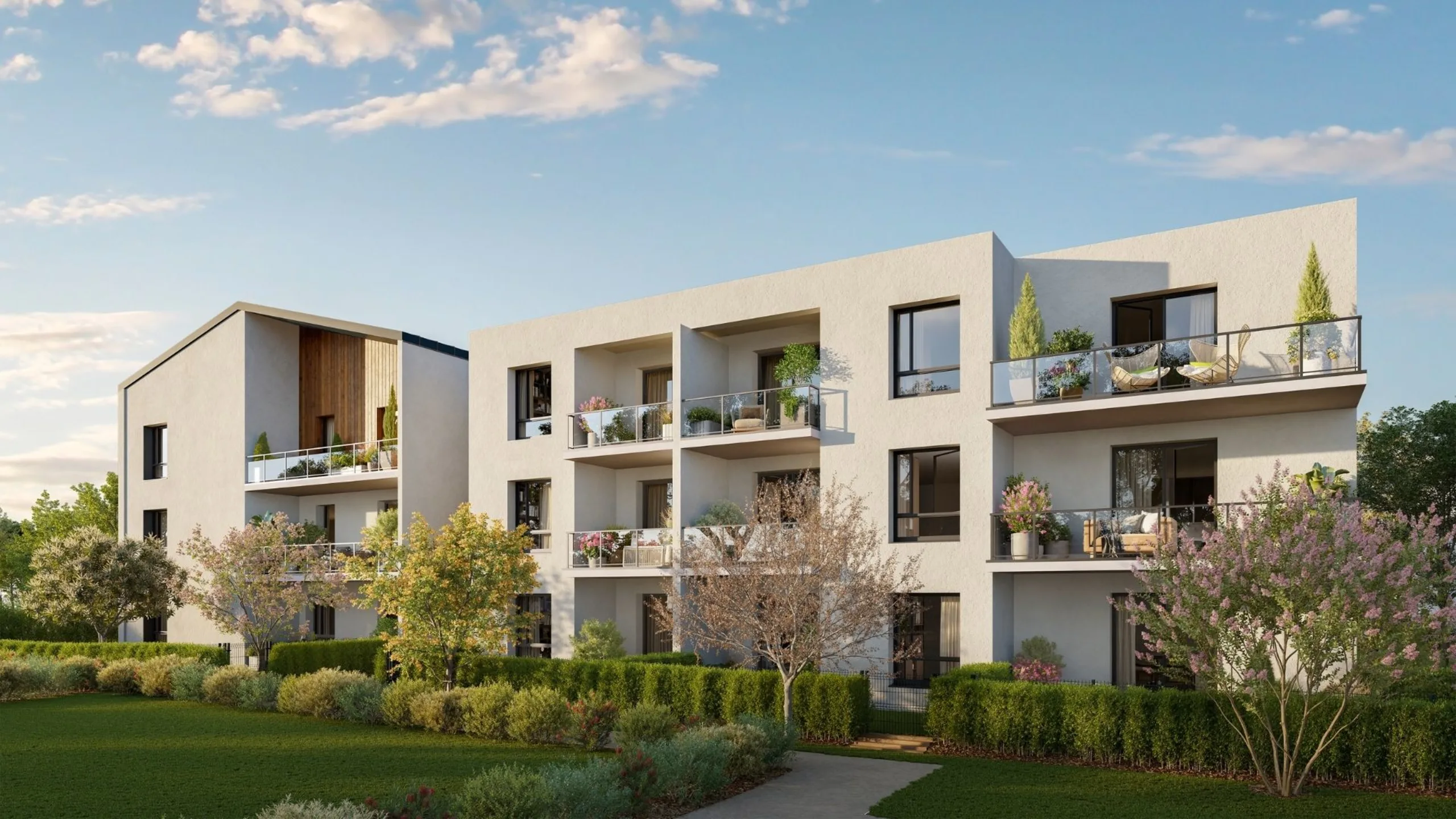 Programme immobilier neuf Les Jardins Oria Caluire-et-Cuire - vue 2
