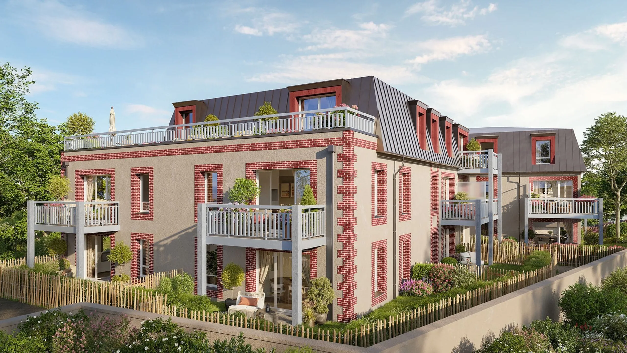 Programme immobilier neuf Les Côteaux de l’Epinay Touques - vue 2