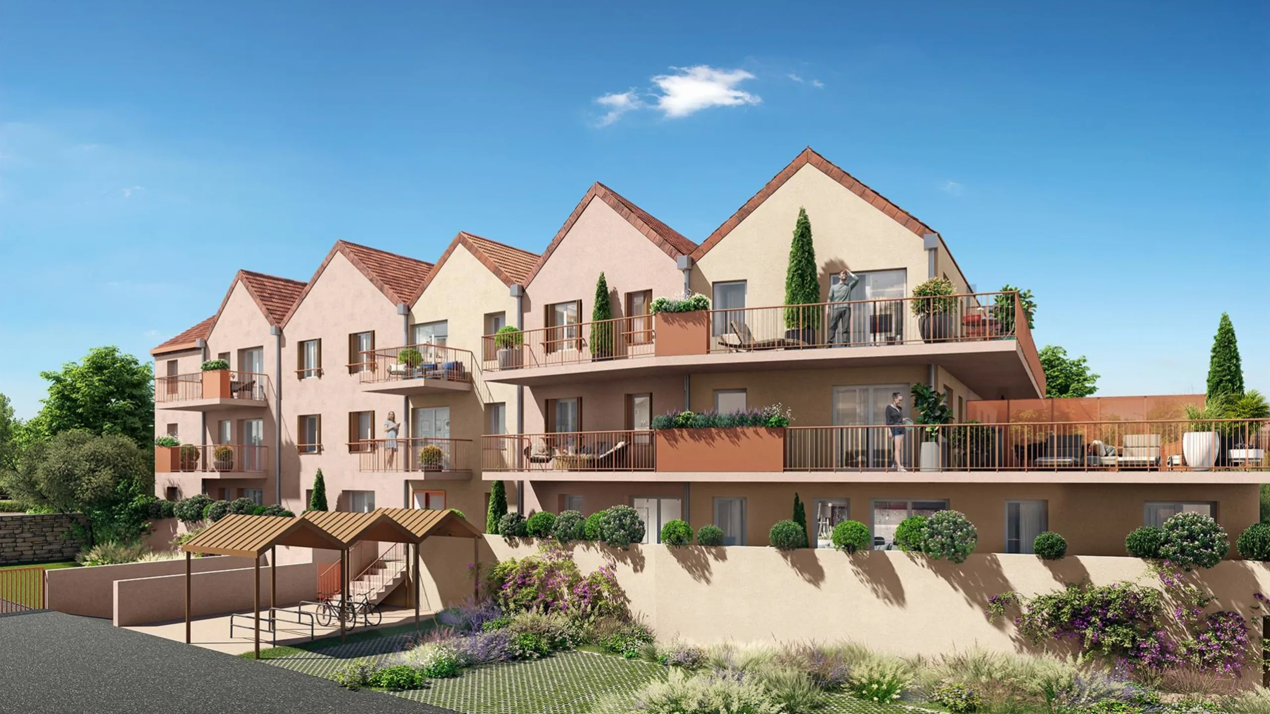 Programme immobilier neuf Les Jardins d’Oscara Plombières-lès-Dijon - vue 2