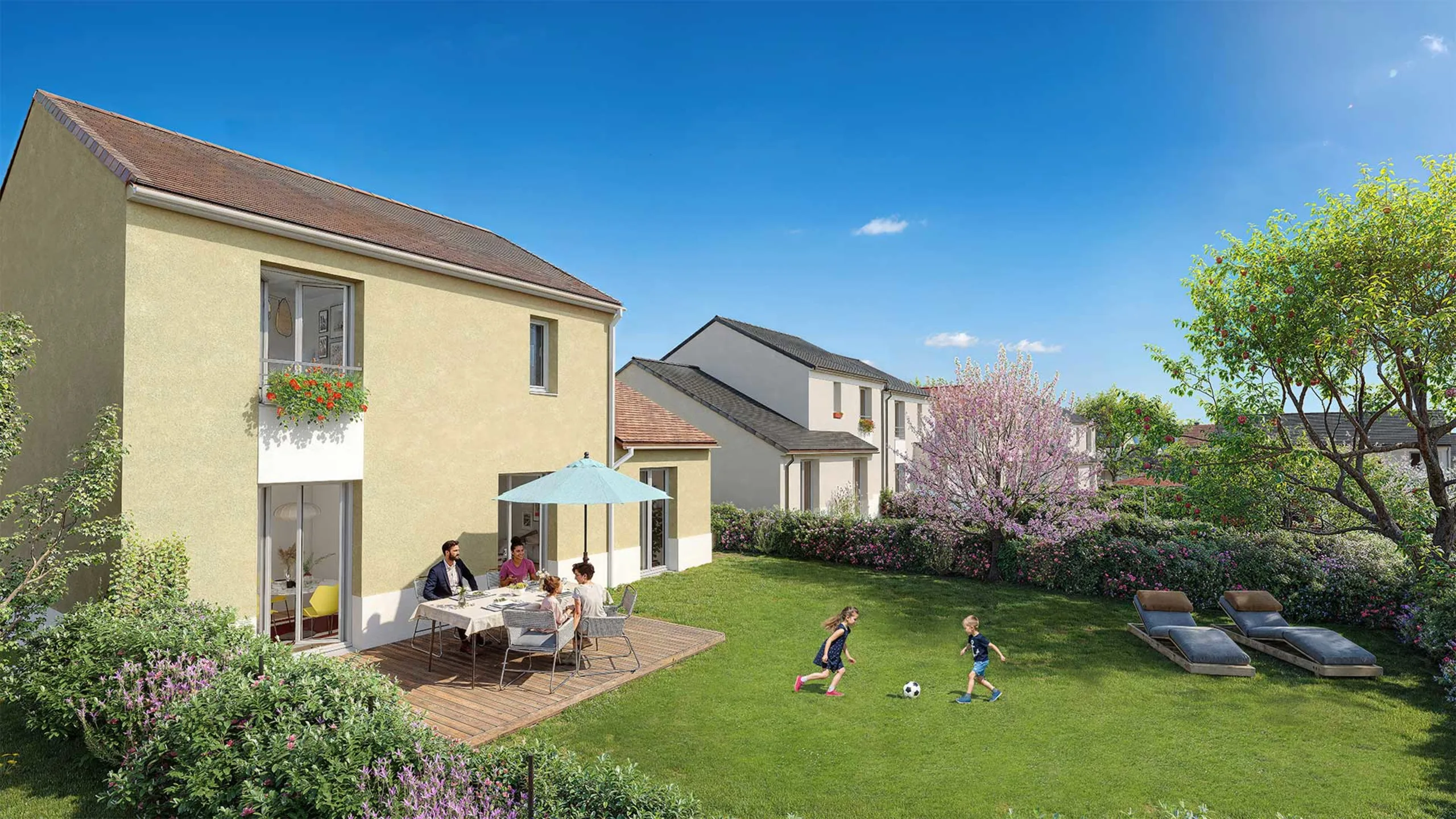 Programme immobilier neuf Domaine des Longs Champs Houdan - vue 2