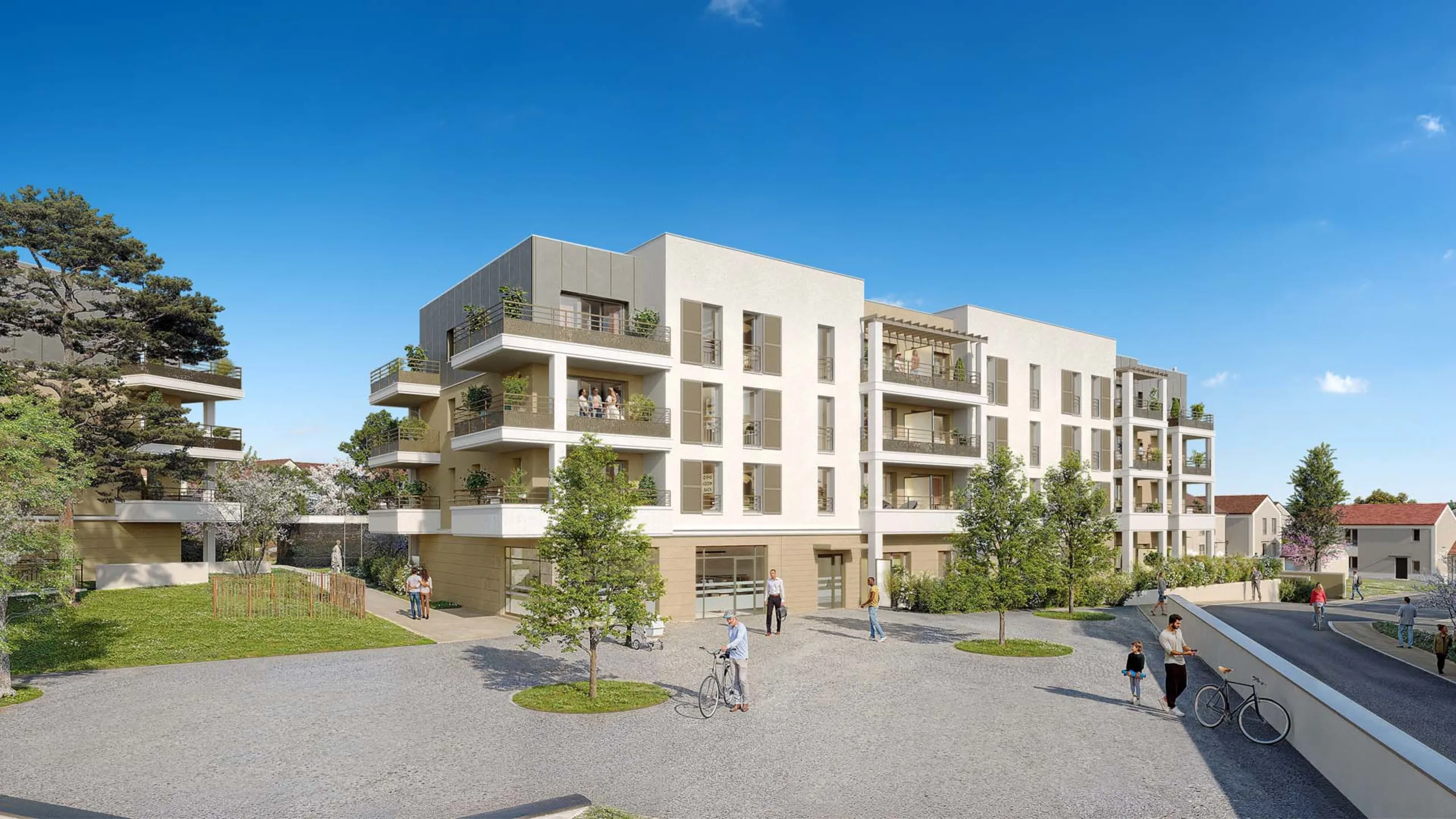 Programme immobilier neuf Domaine des Longs Champs Houdan - vue 6
