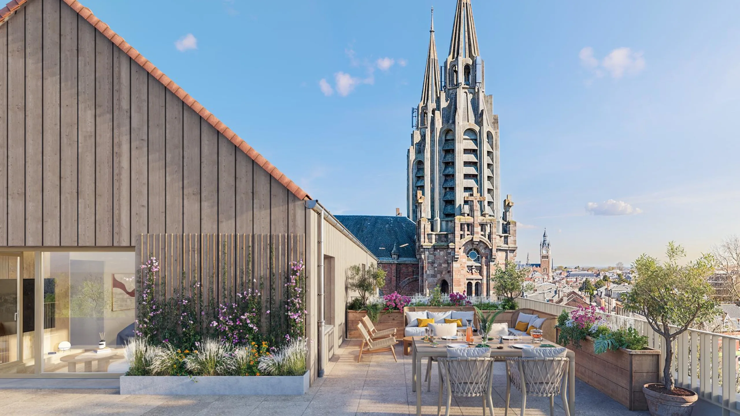Programme immobilier neuf Les Terrasses du Parc Armentières - vue 2