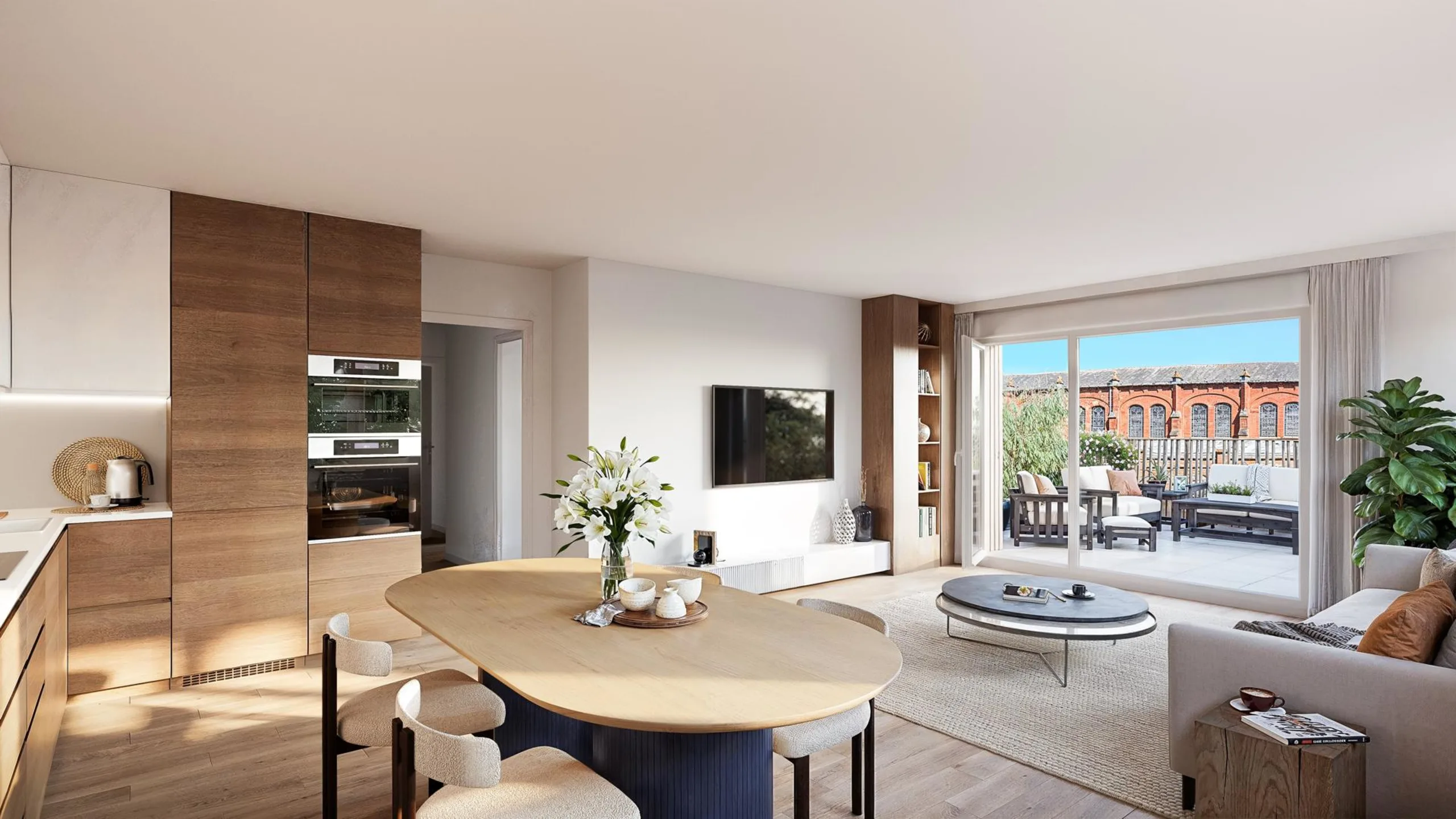Programme immobilier neuf Les Terrasses du Parc Armentières - vue 3
