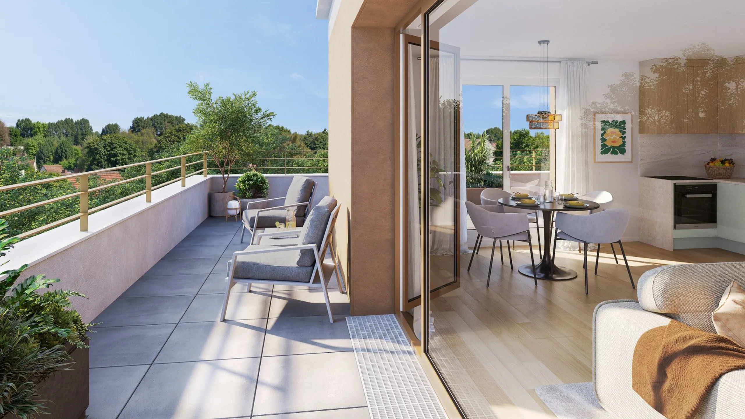 Programme immobilier neuf Belvédère Charles Christofle Brunoy - vue 4