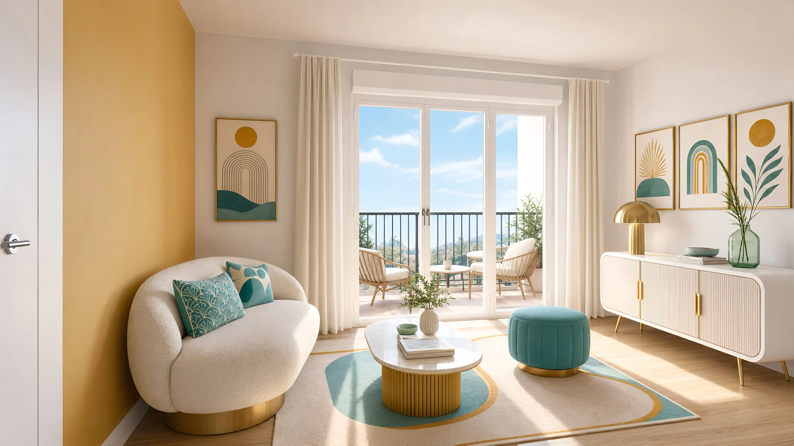 Appartement neuf Les Jardins de l’Ourcq  Meaux - vue 2
