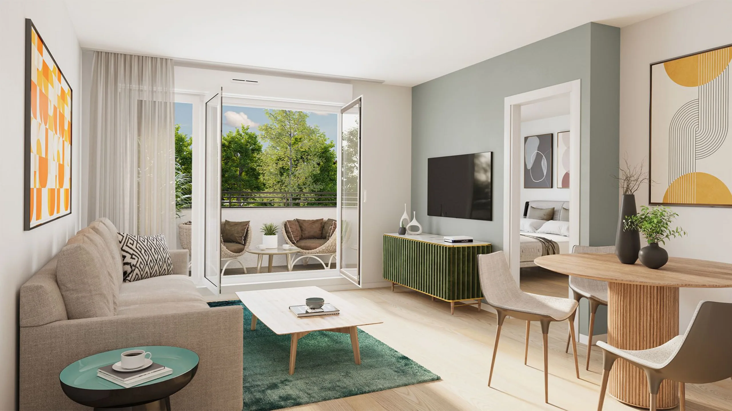 Appartement neuf Plaine Horizon Noisy-le-Roi - vue 2