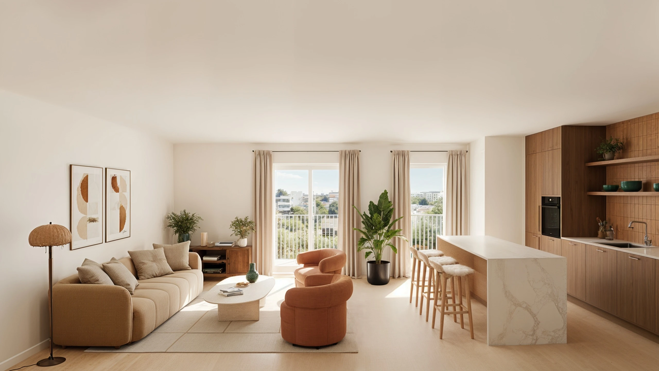 Appartement neuf les Jardins de Bellevue La Courneuve