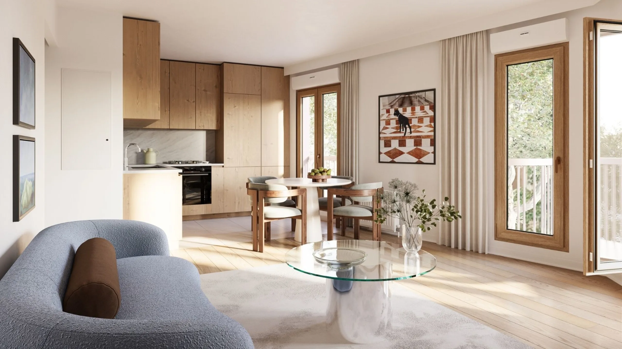 Appartement neuf Les Jardins Kléber Pantin - vue 2