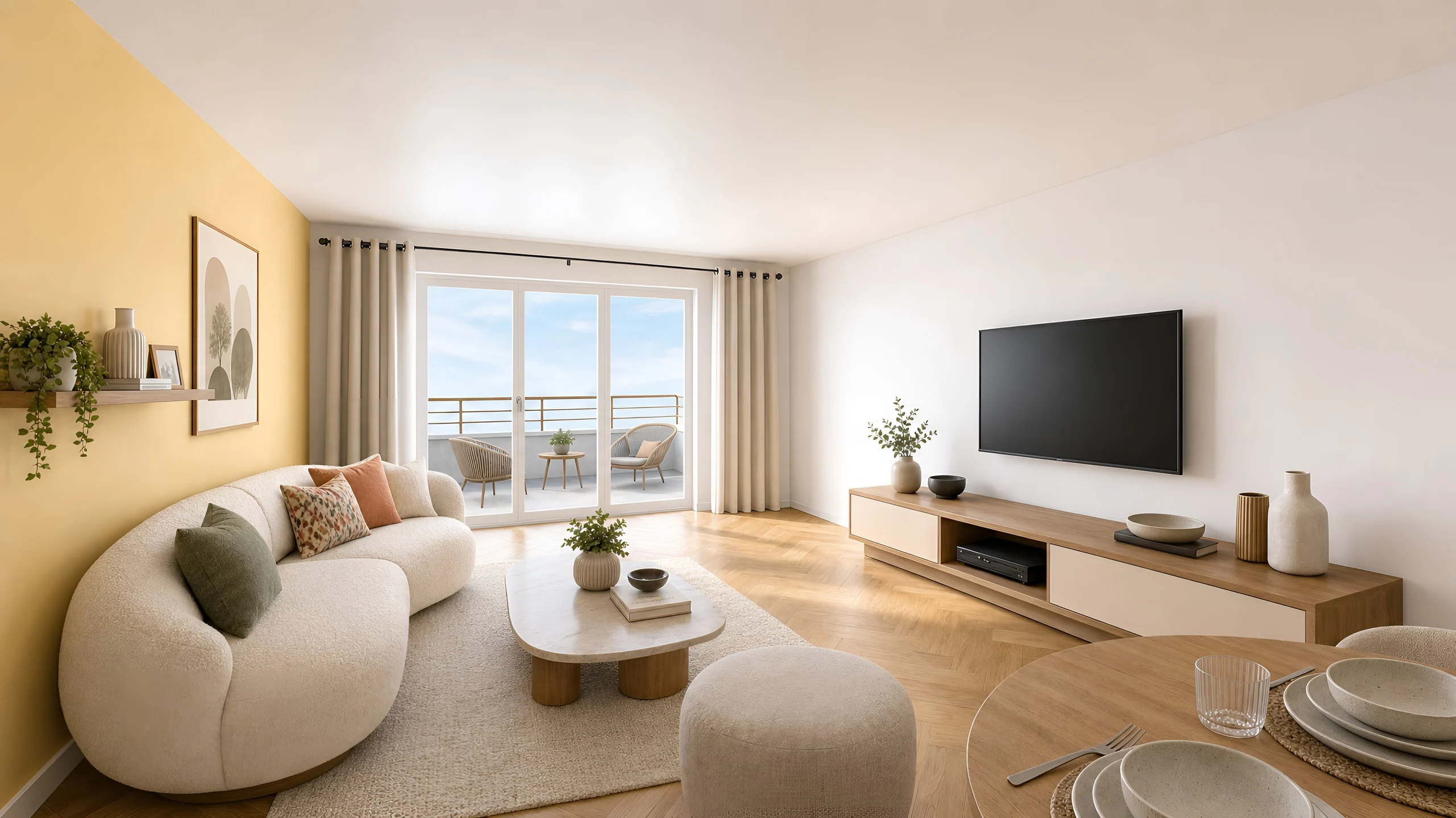Appartement neuf Domaine Des Longs Champs - Appartements Houdan - vue 2