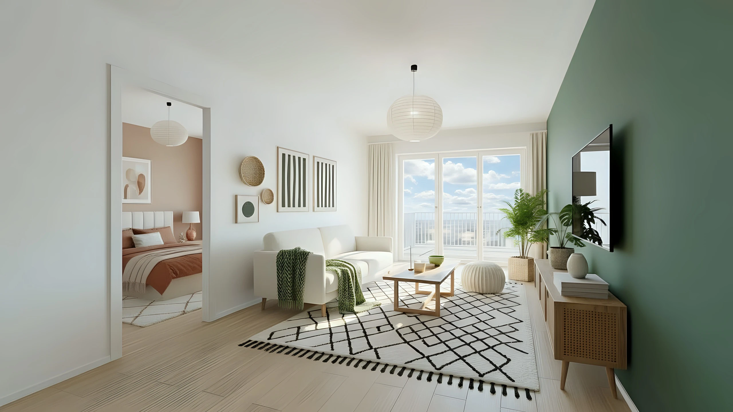 Appartement neuf Le Clos des Rougeux Jouy-le-Moutier - vue 2