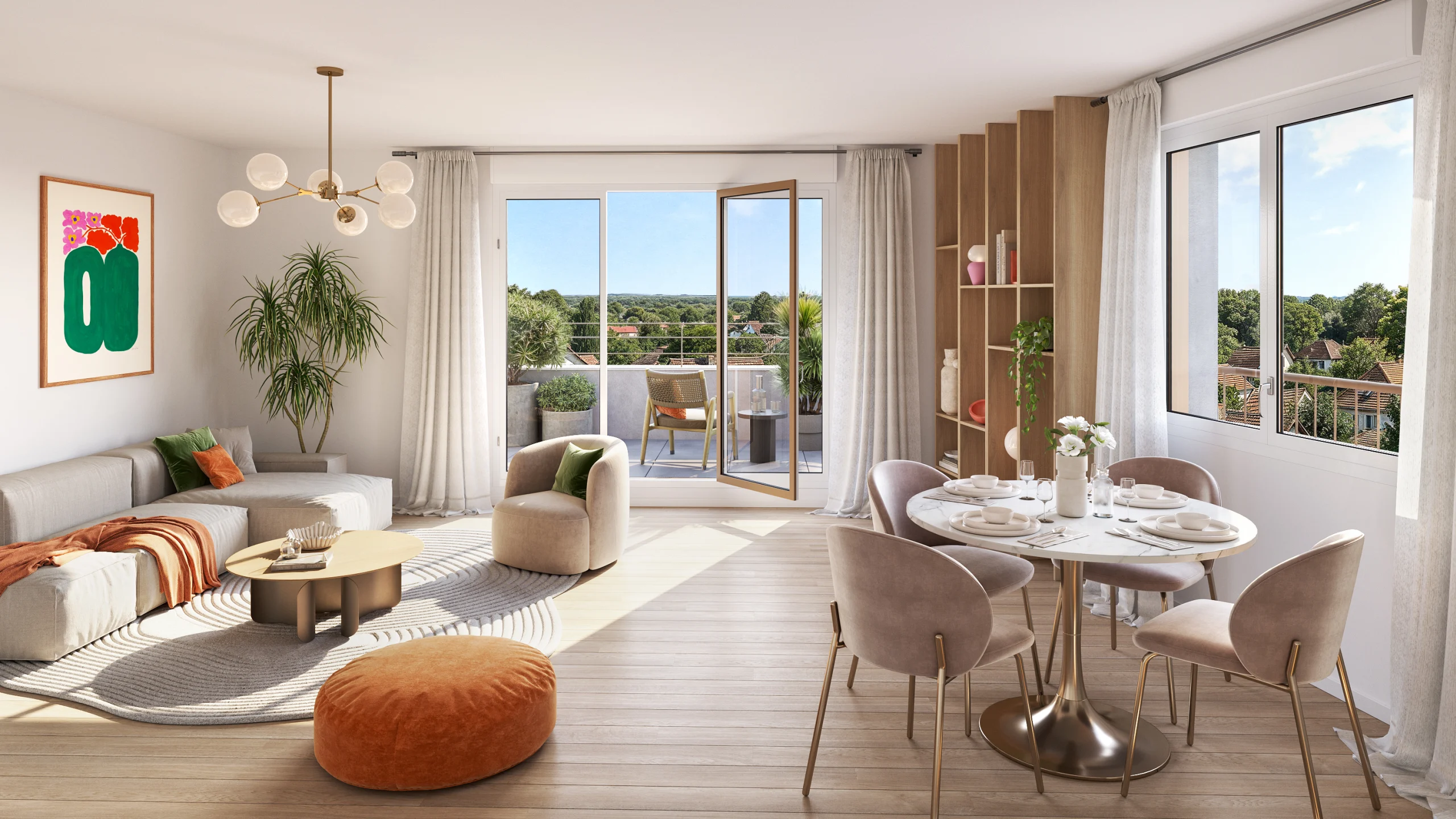 Appartement neuf Belvédère Charles Christofle Brunoy