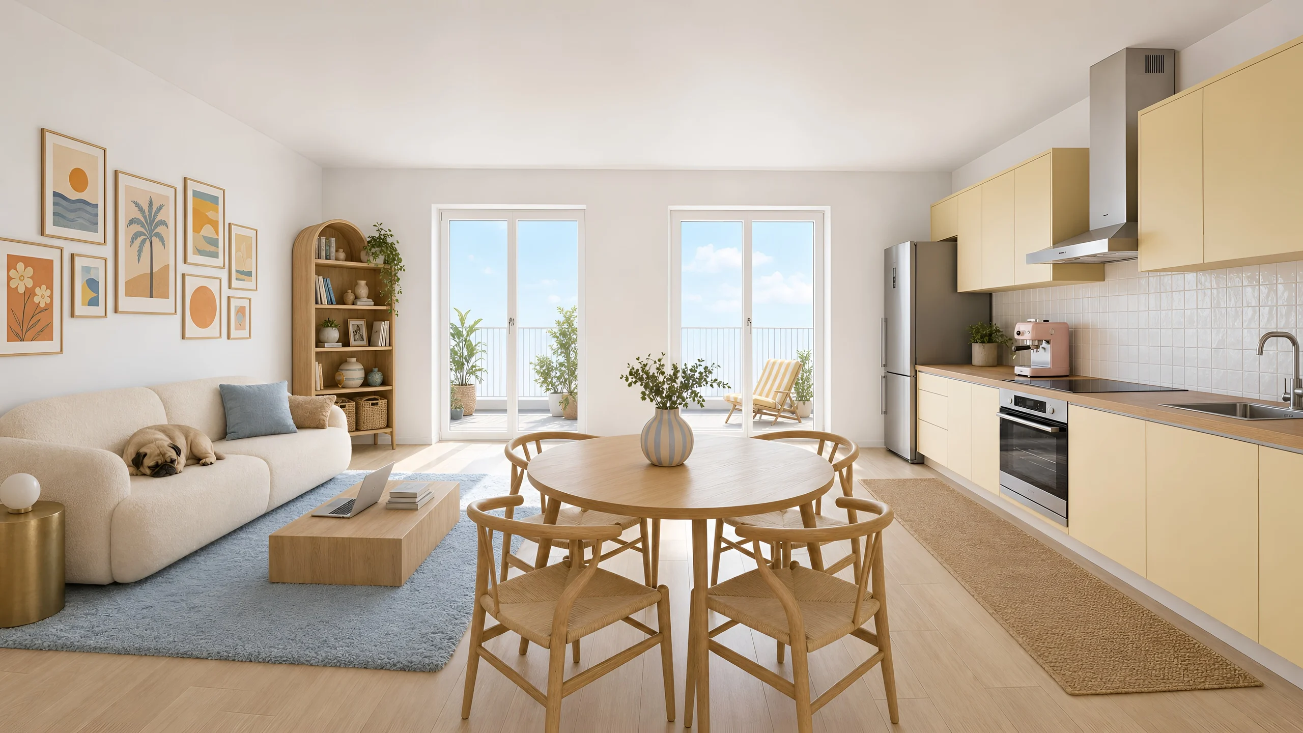 Appartement neuf Magasins Généraux - Côté Canal Reims - vue 3