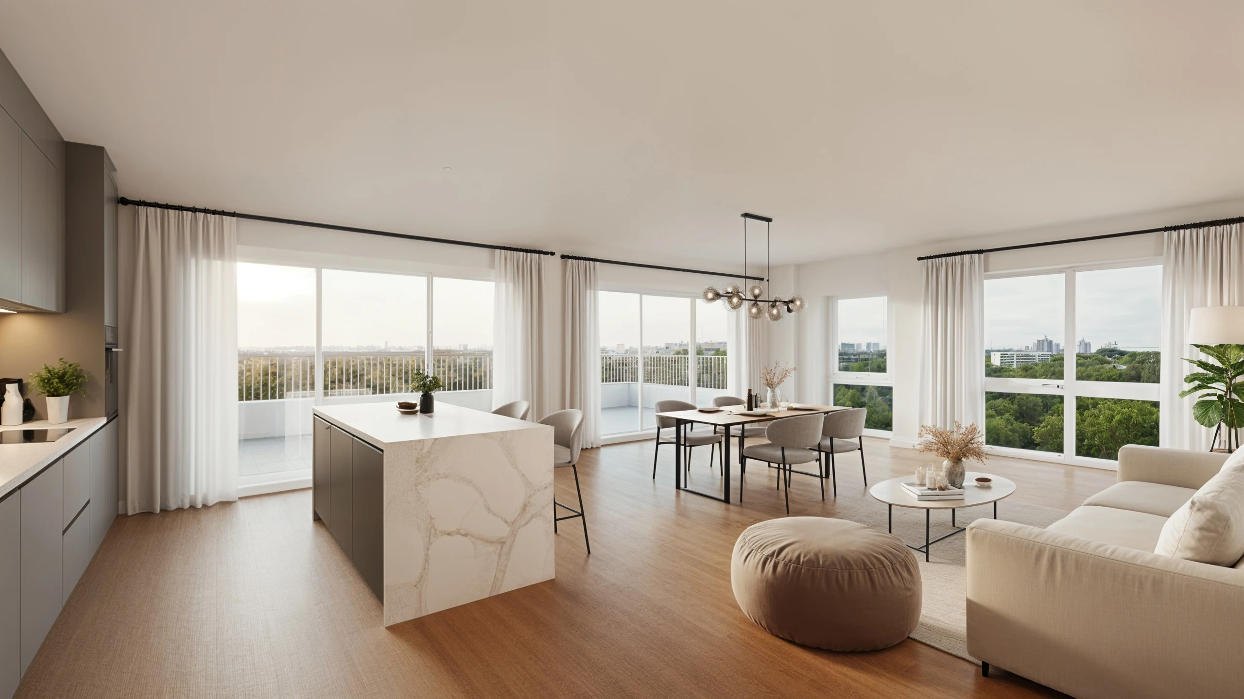 Appartement neuf Magasins Généraux - Côté Canal Reims - vue 2