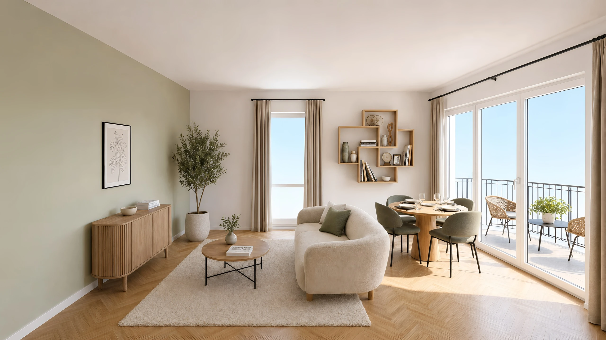 Appartement neuf Les Côteaux de l’Epinay Touques - vue 2