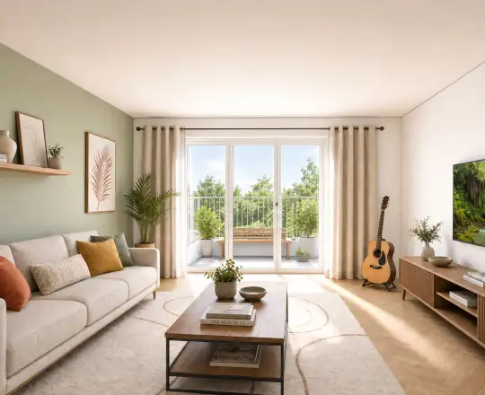 Appartement neuf Le Clos des Rougeux Jouy-le-Moutier - vue 2