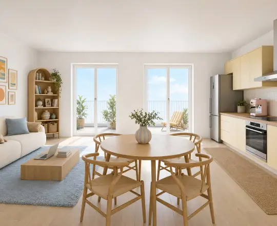 Appartement neuf Magasins Généraux - Côté Canal Reims - vue 3