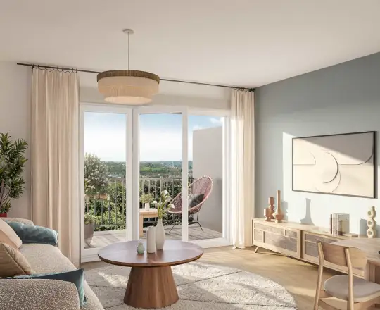 Appartement neuf Les Hauts de la Basilique Lisieux - vue 2