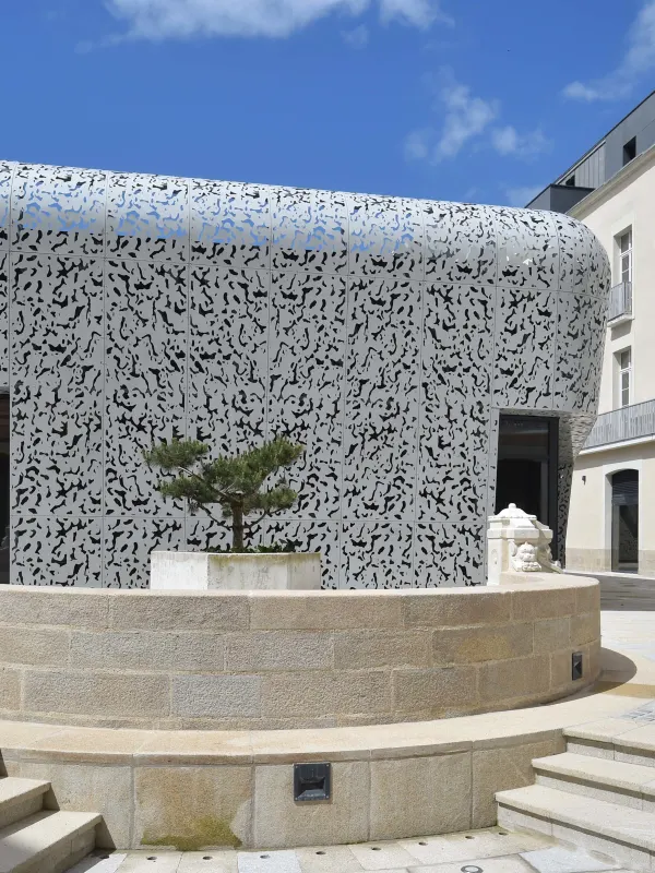 Vue de la cour intérieure du programme Carré Lafayette à Nantes