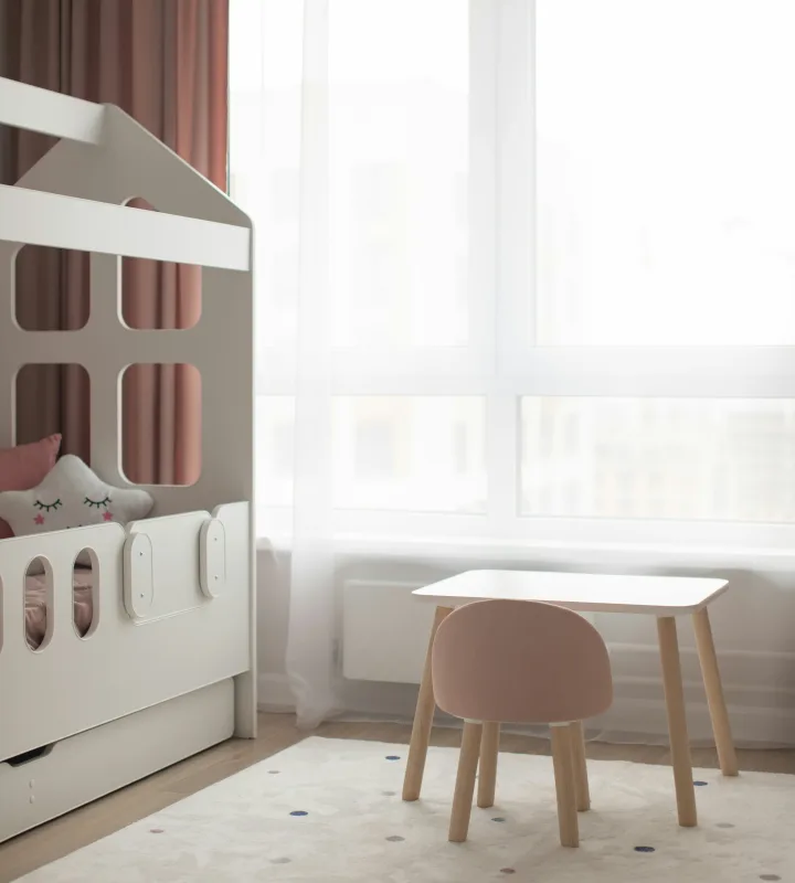 Vue sur un mini bureau