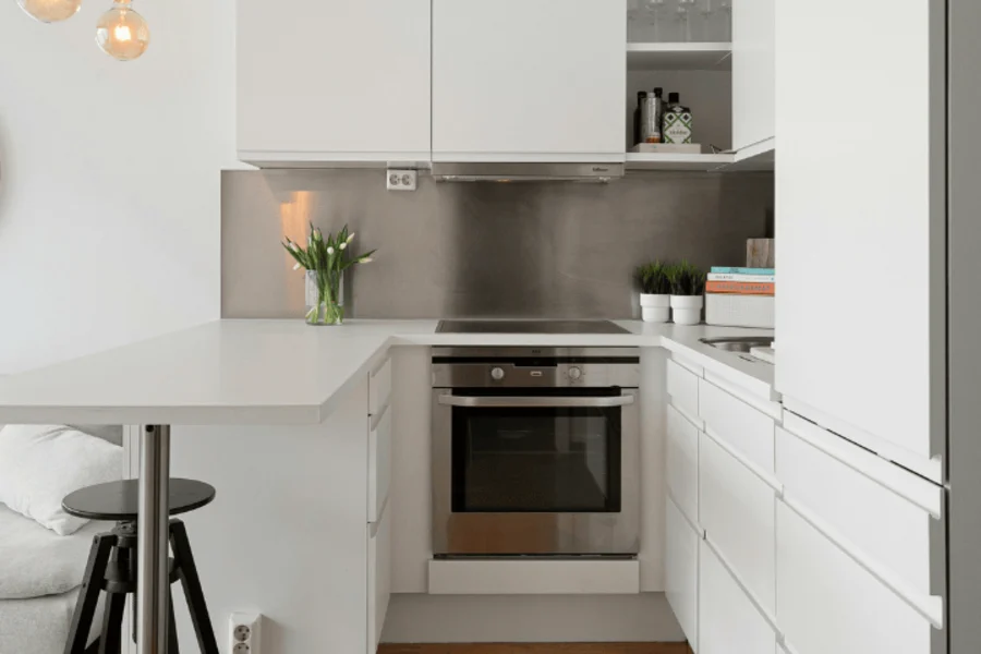 Cuisine dans appartement neuf