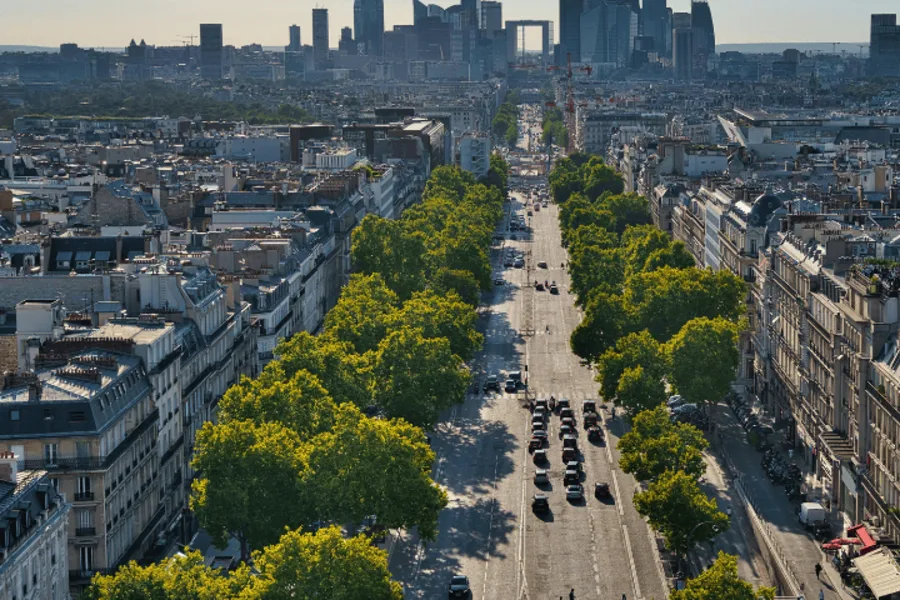 Vue aérienne Paris