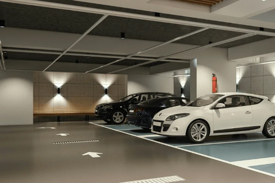 Photo d'un parking souterrain