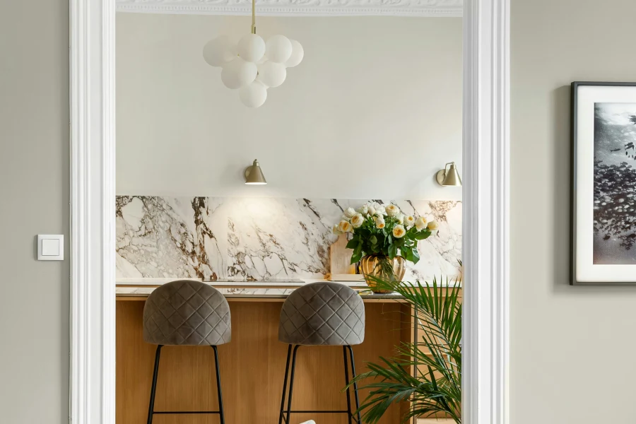 Vue sur l'intérieur d'un appartement