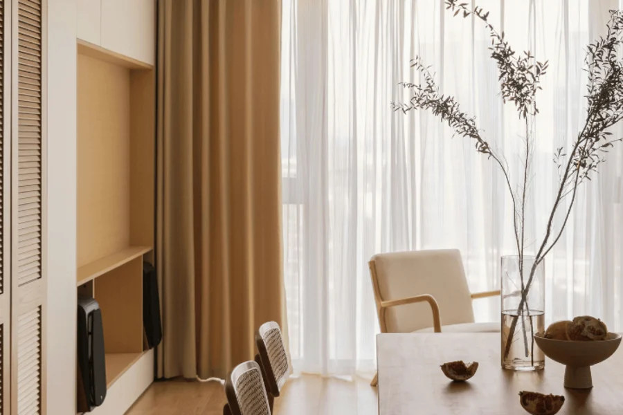 Séjour dans appartement neuf