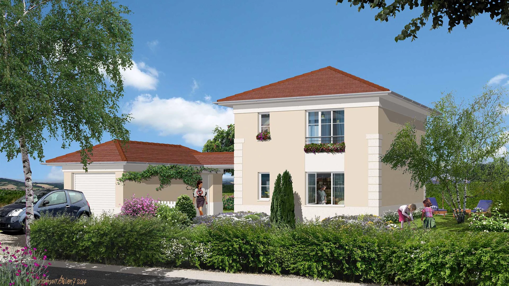 Modèle de maison neuve Cléa Kaufman & Broad